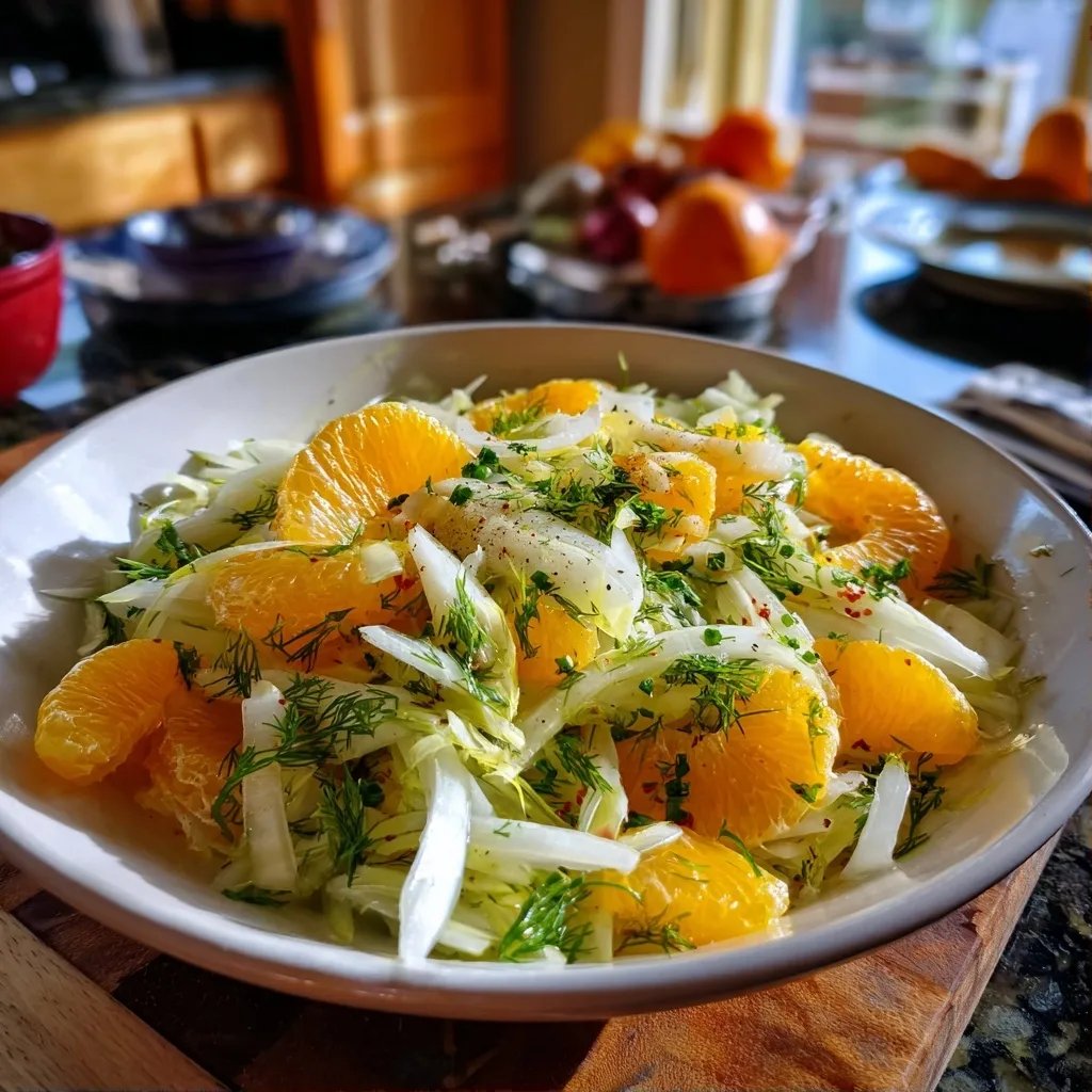 Fenchel Orange Salat