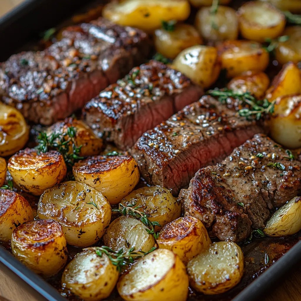 Blechsteak mit Gemüse: Ein Unglaubliches Ultimatives Rezept für 4 Personen