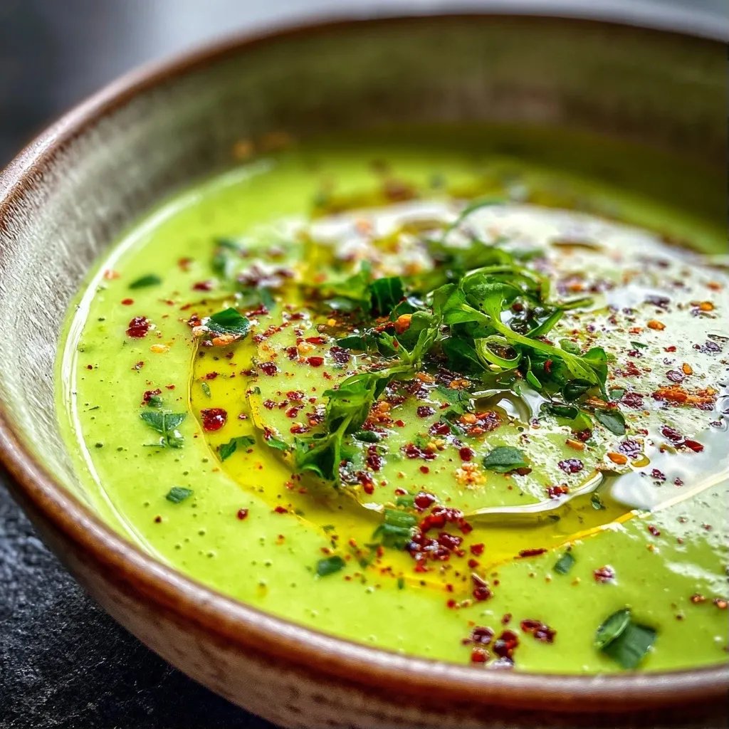 Gurke Avocado Suppe kalt