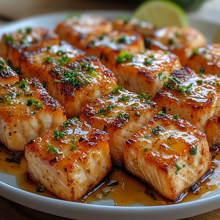 <p>Knusprige Honig-Knoblauch-Lachs-Happen aus der Heißluftfritteuse: Ein unglaubliches ultimatives Rezept</p>