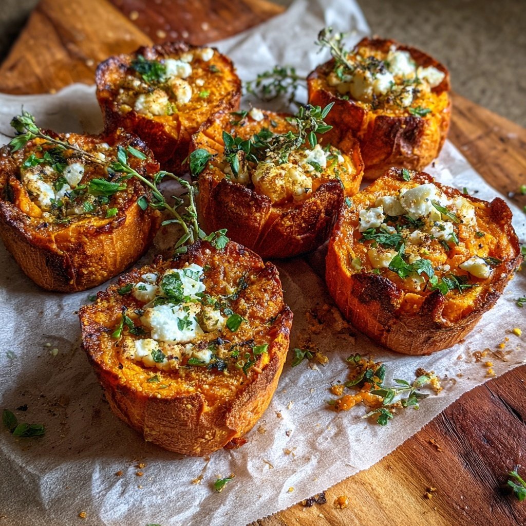 Herzhafte Süße Kartoffel-Bisquit