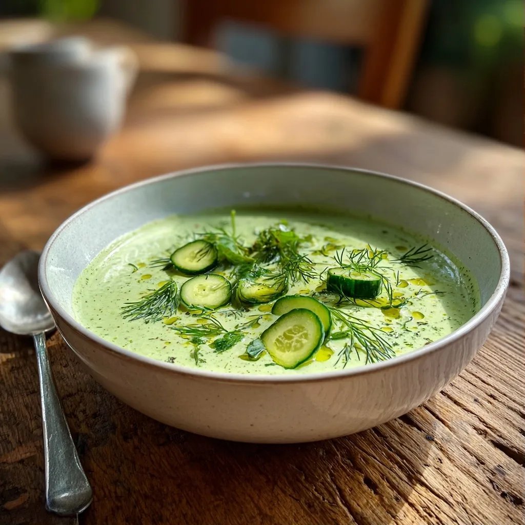 Kalte Gurkensuppe