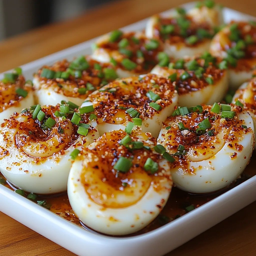 Würzige Teufelseier mit Chili und Knoblauch: Ein Unglaubliches Ultimatives Rezept für 6 Portionen