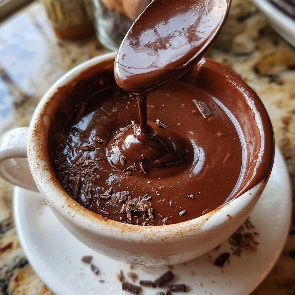 Lavendel Schokoladen Fondue