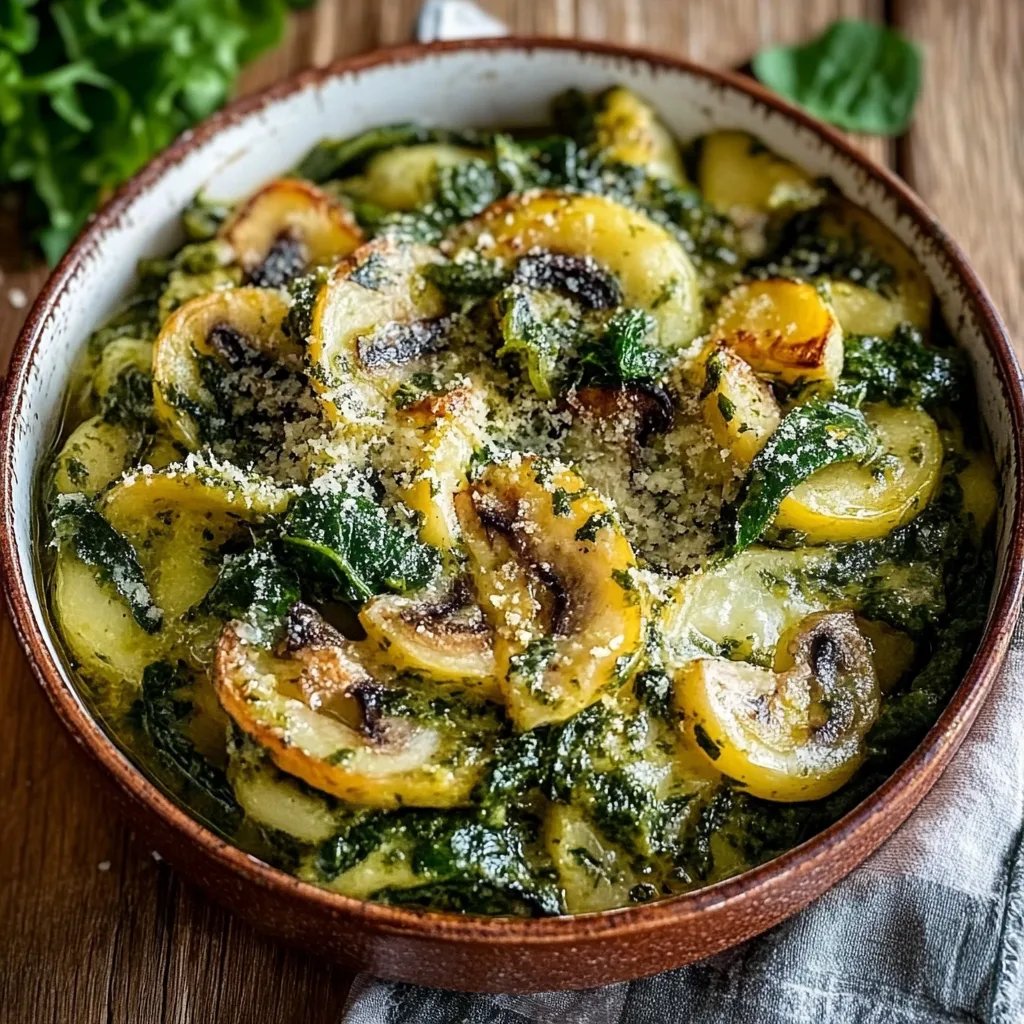 Kartoffel Spinat Auflauf
